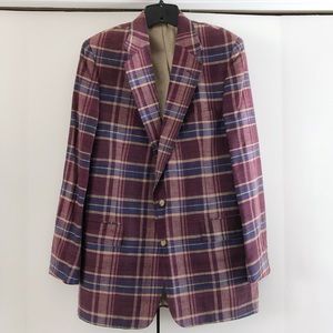 Vintage Givenchy Plaid Blazer